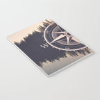 Rose Gold Compass Forest Notebook Gallery Image 3