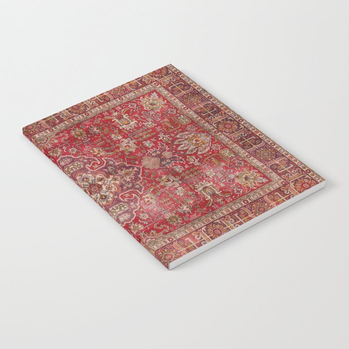 Vintage red geometric carpet Notebook Gallery Image 2
