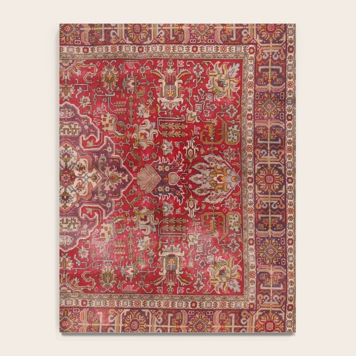 Vintage red geometric carpet Notebook Gallery Image 4