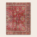 Vintage red geometric carpet Notebook Gallery Image 4