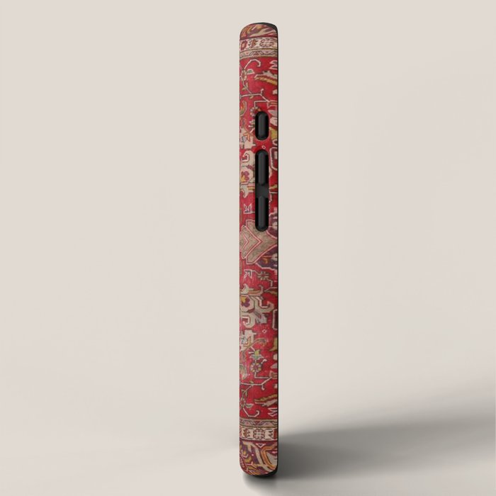 Vintage red geometric carpet iPhone Case Gallery Image 2