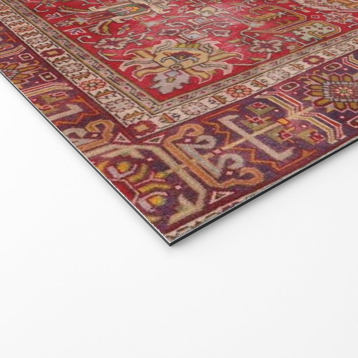 Vintage red geometric carpet Welcome Mat Gallery Image 2