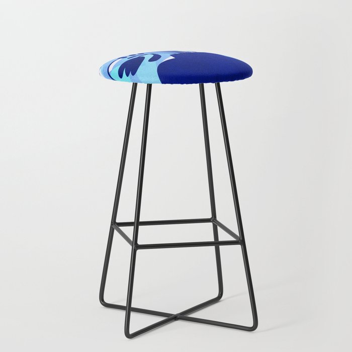 Blossom15-blue Stool Gallery Image 1