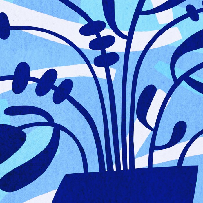 Blossom15-blue Coffee Mug Gallery Image 2