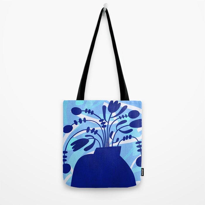 Blossom15-blue Tote Bag Gallery Image 2