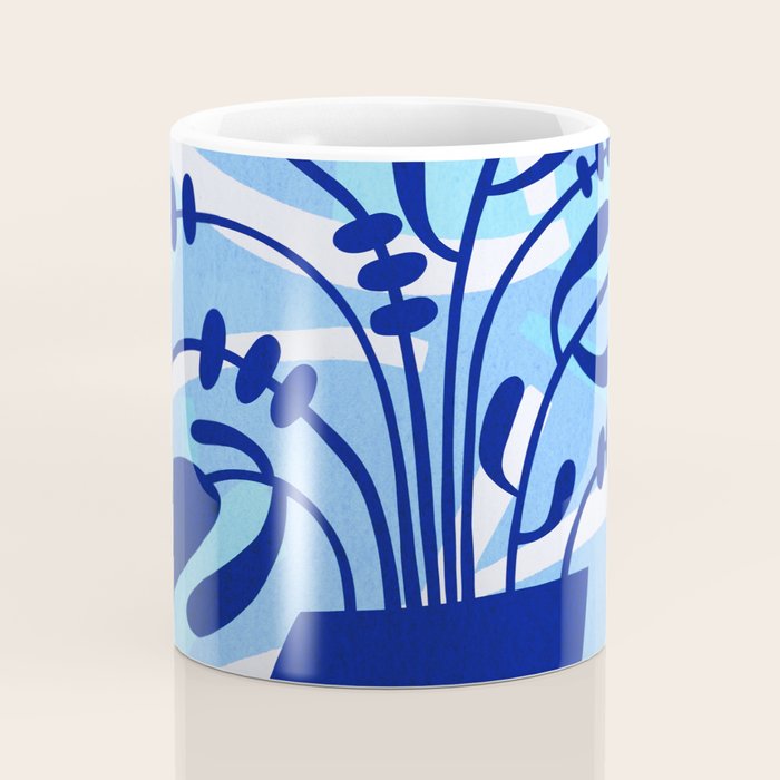 Blossom15-blue Coffee Mug Gallery Image 4