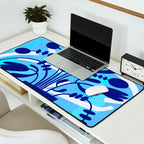 Blossom15-blue Desk Mat Gallery Image 2