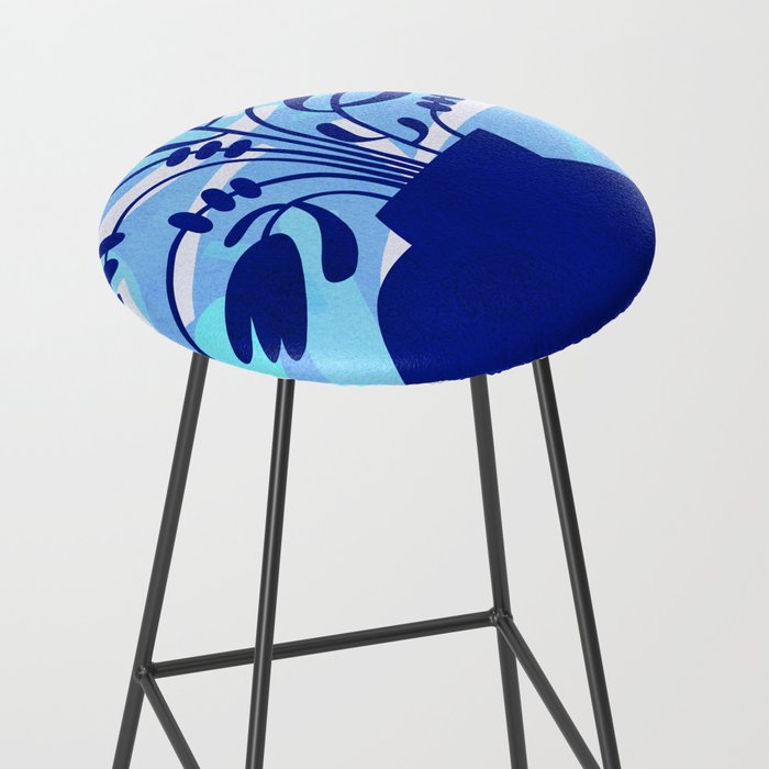 Blossom15-blue Stool Gallery Image 2
