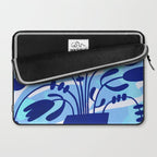 Blossom15-blue Laptop Sleeve Gallery Image 2