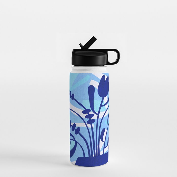 Blossom15-blue Water Bottle Gallery Image 1
