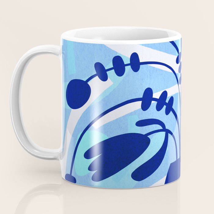 Blossom15-blue Coffee Mug Gallery Image 3