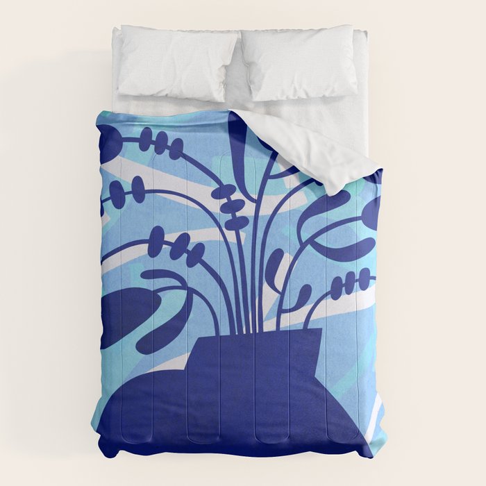 Blossom15-blue Comforter Gallery Image 6