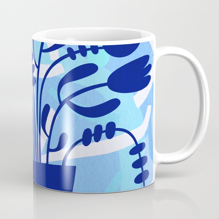 Blossom15-blue Coffee Mug Gallery Image 1