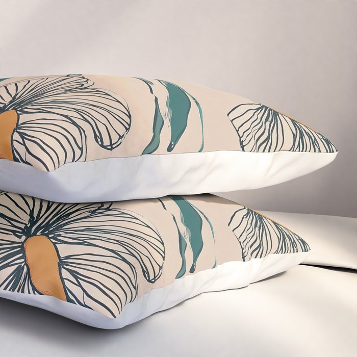 Petals in the Afternoon Sky Pillow Sham Gallery Image 3