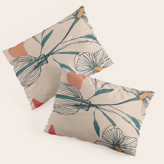 Petals in the Afternoon Sky Pillow Sham Gallery Image 3