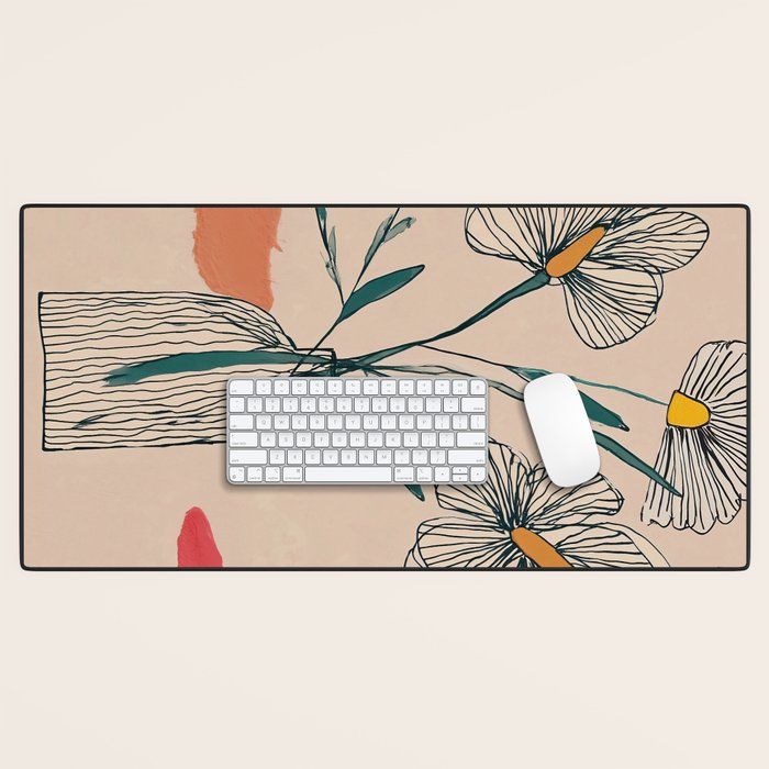 Petals in the Afternoon Sky Desk Mat Gallery Image 1
