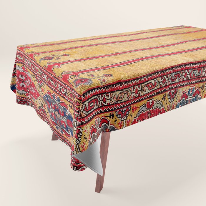 Ladik Central Anatolian Column Rug Print Tablecloth Gallery Image 1