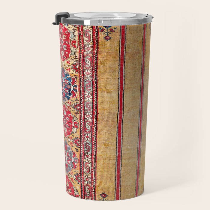 Ladik Central Anatolian Column Rug Print Travel Mug Gallery Image 3