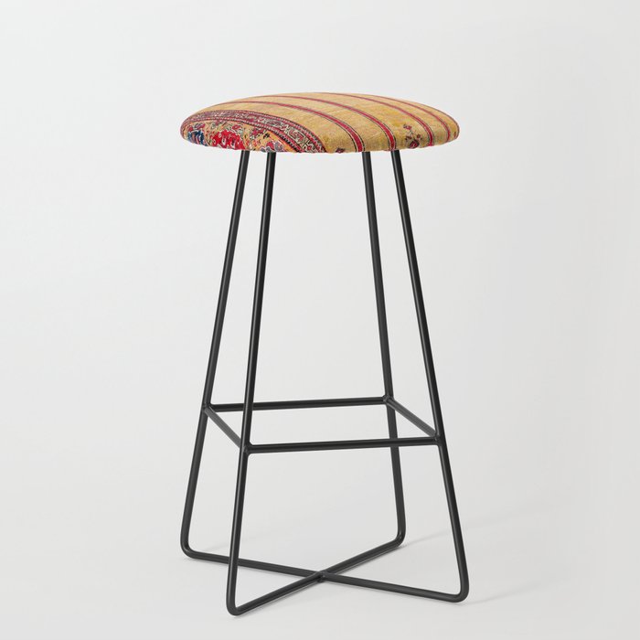 Ladik Central Anatolian Column Rug Print Stool Gallery Image 1