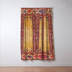 Ladik Central Anatolian Column Rug Print Window Curtain Gallery Image 3