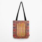 Ladik Central Anatolian Column Rug Print Tote Bag Gallery Image 2