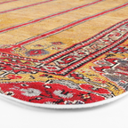 Ladik Central Anatolian Column Rug Print Bath Mat Gallery Image 3