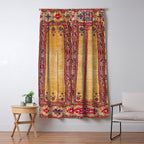 Ladik Central Anatolian Column Rug Print Window Curtain Gallery Image 5