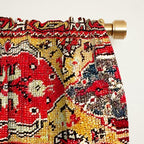 Ladik Central Anatolian Column Rug Print Window Curtain Gallery Image 2