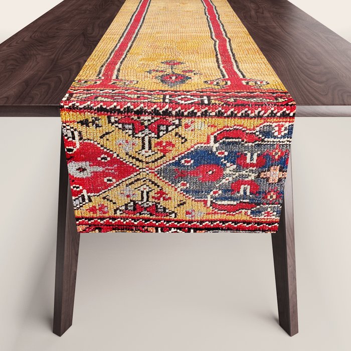 Ladik Central Anatolian Column Rug Print Table Runner Gallery Image 1
