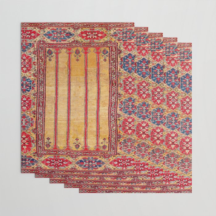 Ladik Central Anatolian Column Rug Print Wrapping Paper Gallery Image 3