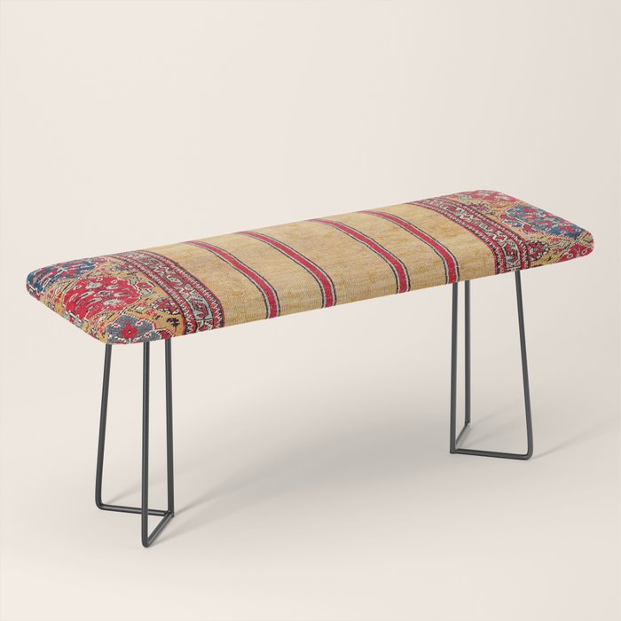 Ladik Central Anatolian Column Rug Print Bench Gallery Image 1