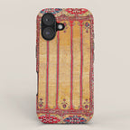 Ladik Central Anatolian Column Rug Print iPhone Case Gallery Image 1