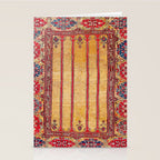 Ladik Central Anatolian Column Rug Print Stationery Card Gallery Image 2