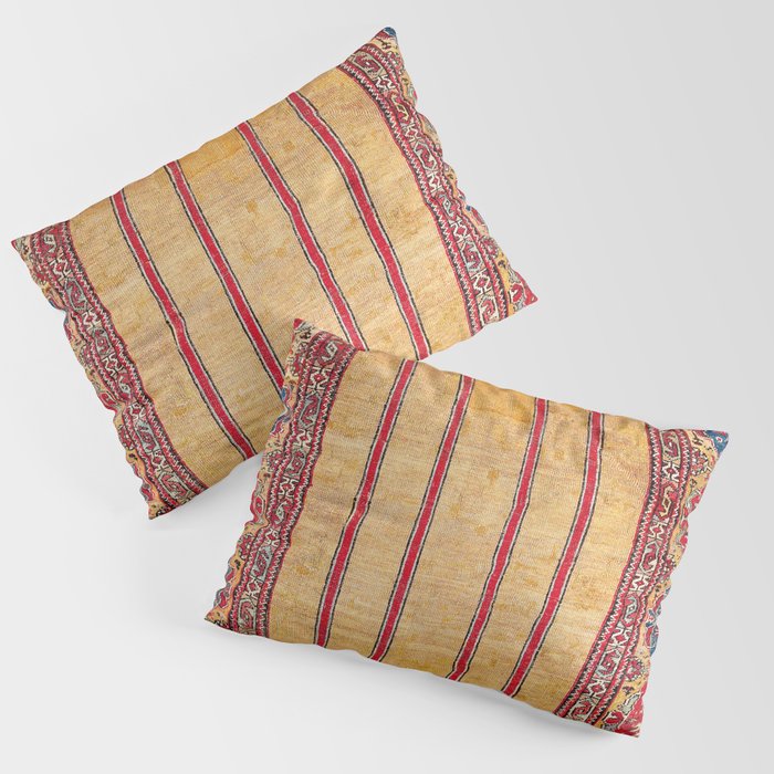 Ladik Central Anatolian Column Rug Print Pillow Sham Gallery Image 1