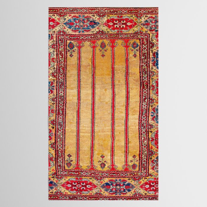 Ladik Central Anatolian Column Rug Print Tablecloth Gallery Image 2