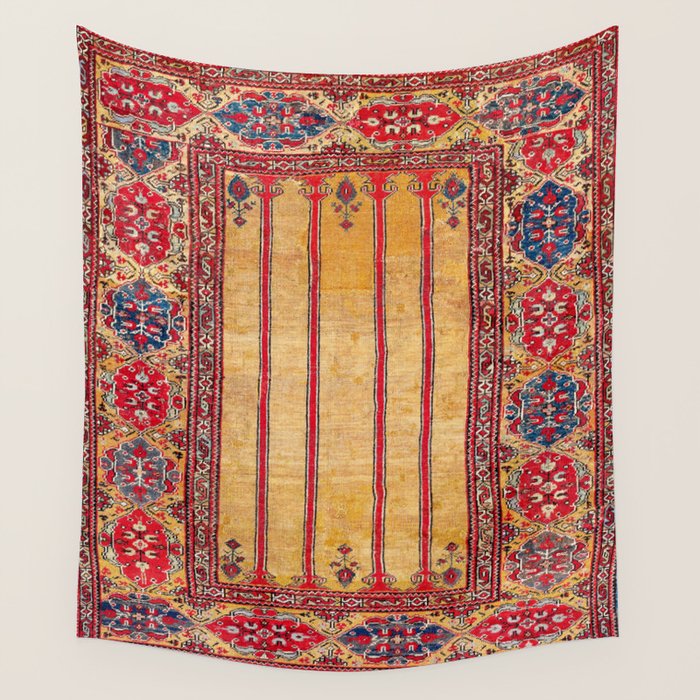 Ladik Central Anatolian Column Rug Print Wall Tapestry Gallery Image 4