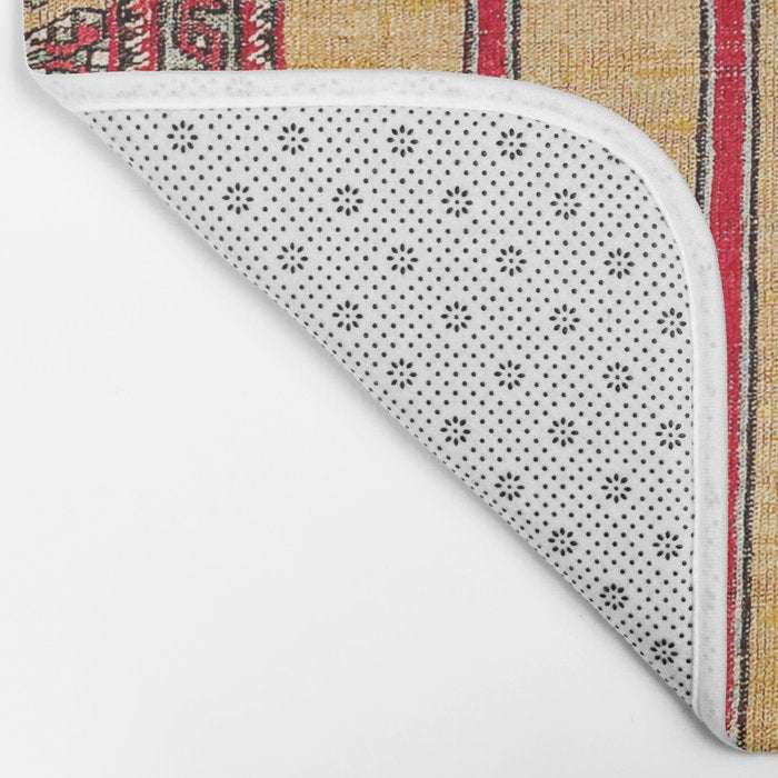 Ladik Central Anatolian Column Rug Print Bath Mat Gallery Image 2