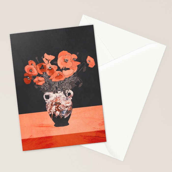 POPPY BOUQUET 2 Stationery Card Gallery Image 2