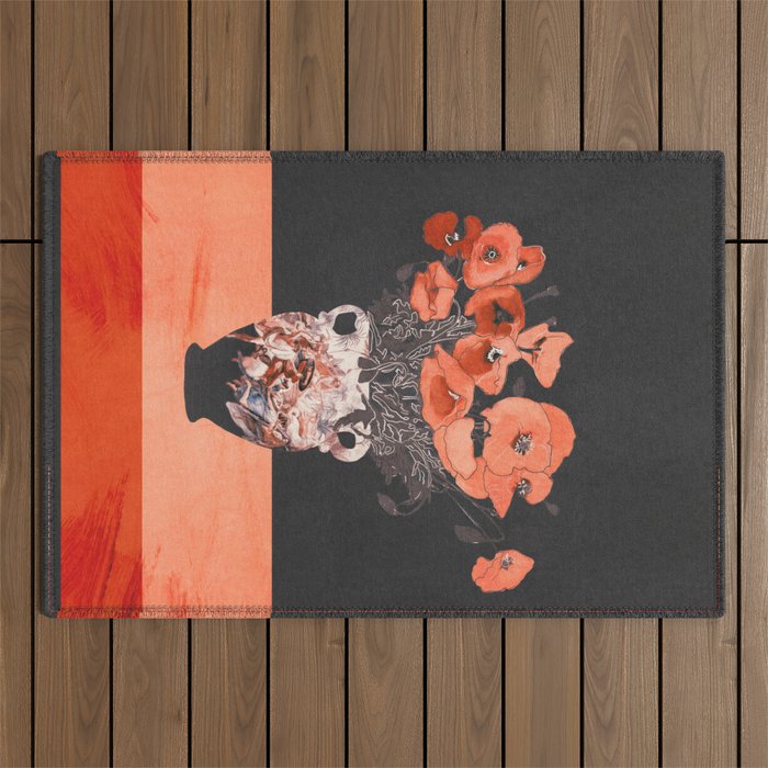 POPPY BOUQUET 2 Outdoor Rug Gallery Image 1