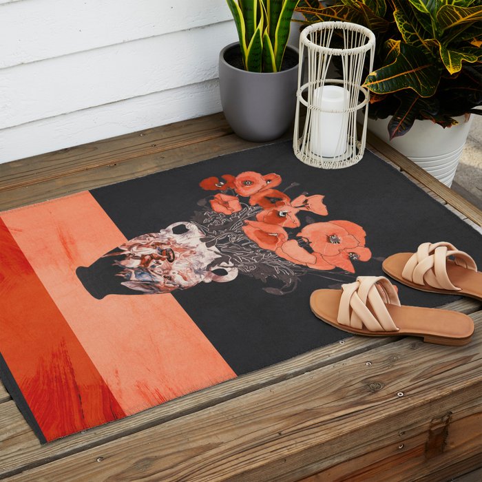 POPPY BOUQUET 2 Outdoor Rug Gallery Image 2