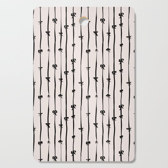 All in a bow - beige Cutting Board Gallery Image 1