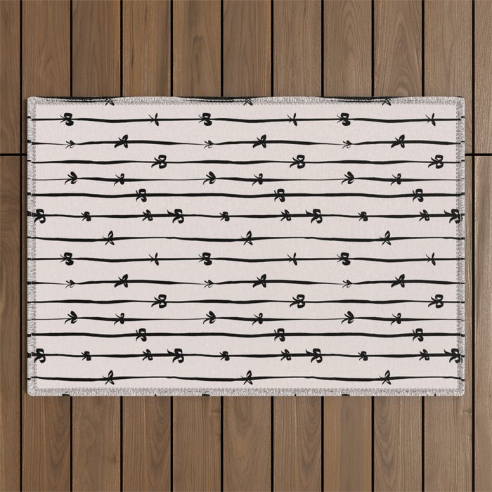 All in a bow - beige Outdoor Rug Gallery Image 1