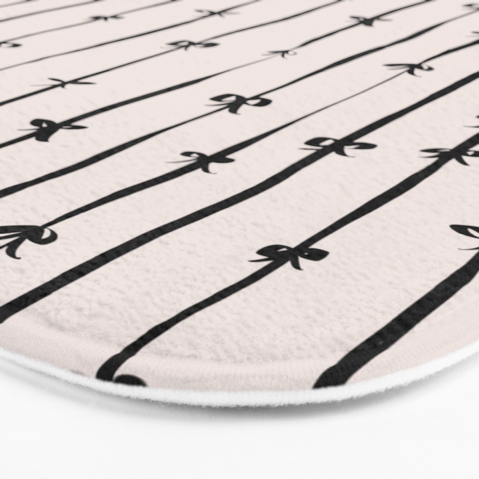 All in a bow - beige Bath Mat Gallery Image 3