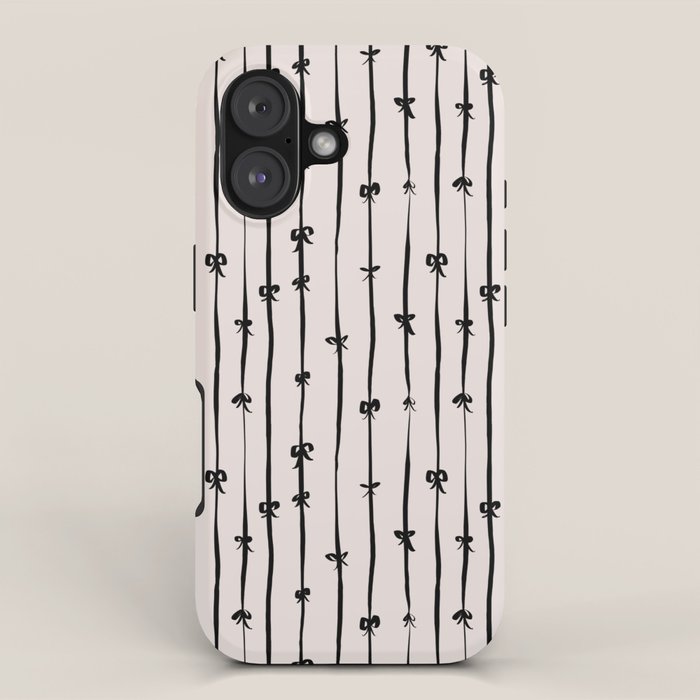 All in a bow - beige iPhone Case Gallery Image 1