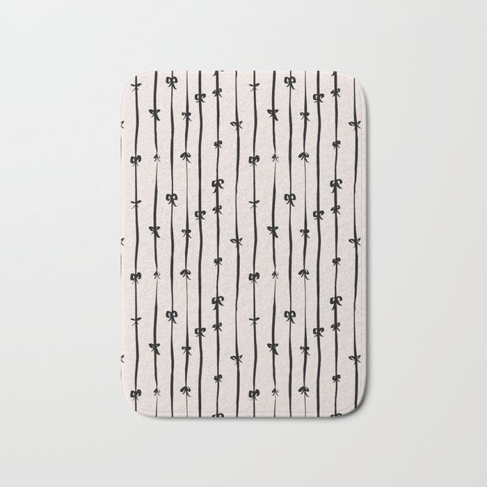 All in a bow - beige Bath Mat Gallery Image 1