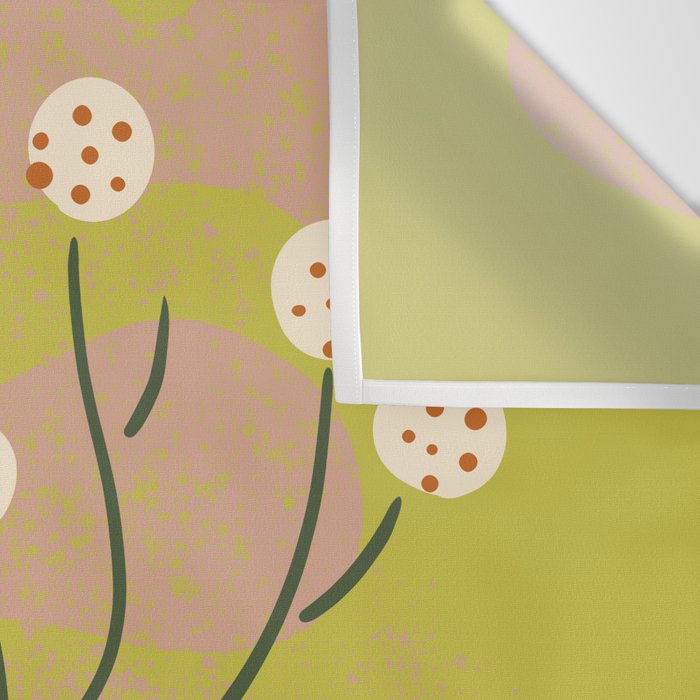 Round Flower Still Life Wall Tapestry Gallery Image 3