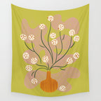 Round Flower Still Life Wall Tapestry Gallery Image 4