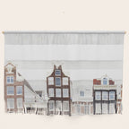 Crooked Amsterdam Houses | Architecture Art Print | Travel Photography Wall Hanging Gallery Image 1