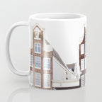 Crooked Amsterdam Houses | Architecture Art Print | Travel Photography Coffee Mug Gallery Image 3