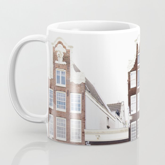Crooked Amsterdam Houses | Architecture Art Print | Travel Photography Coffee Mug Gallery Image 3